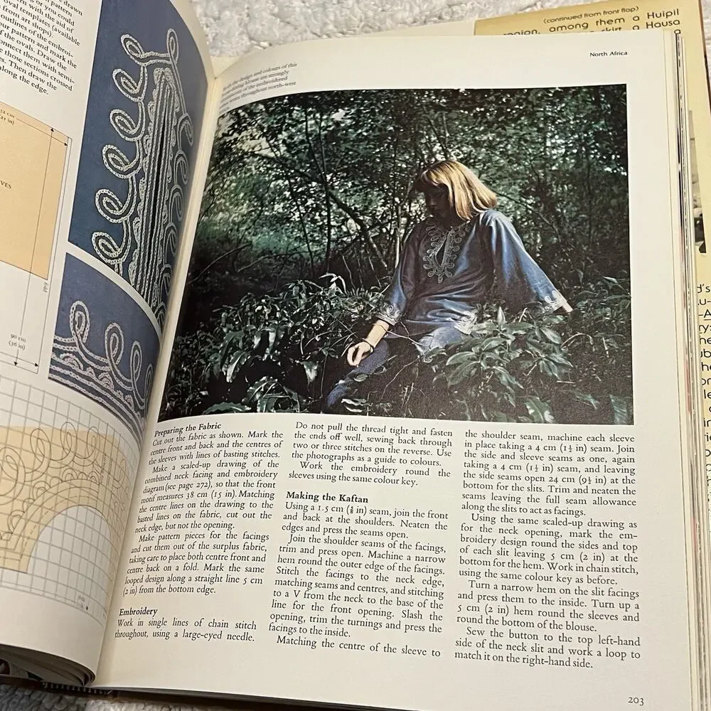 Vintage 1970s Coffee Table Hard Cover Embroidery Books Techniques History Guides